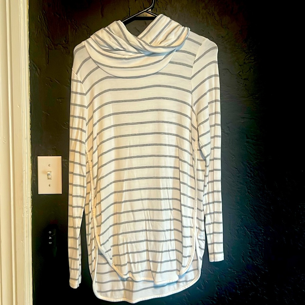 Lou & Gray - White and gray striped long sleeve